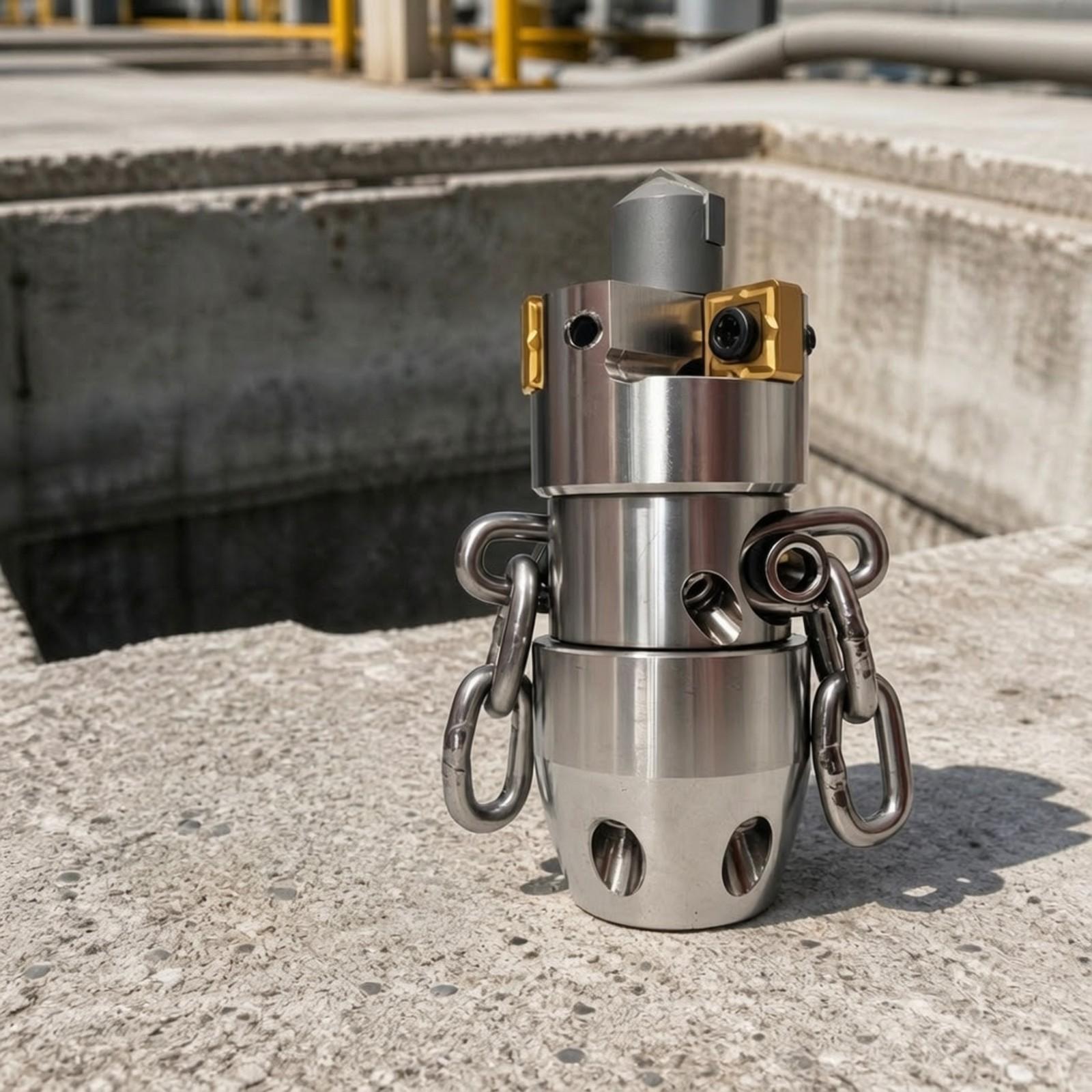 Rotating Drain Cleaning Nozzle - đánh giá và giá Steel Chain