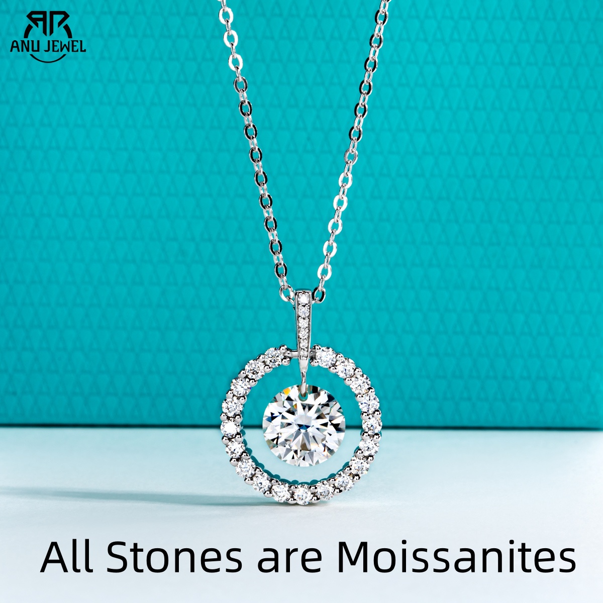 AnuJewel 3ct D Color Moissanit - đánh giá và giá Ansi Chain
